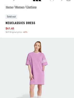 Adidas Casual Knit Dress